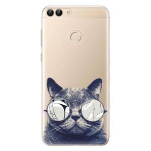 Odolné silikónové puzdro iSaprio - Crazy Cat 01 - Huawei P Smart vyobraziť