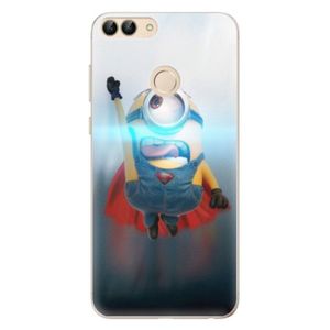 Odolné silikónové puzdro iSaprio - Mimons Superman 02 - Huawei P Smart vyobraziť