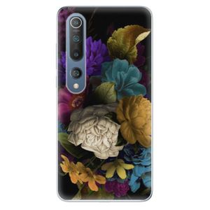 Odolné silikónové puzdro iSaprio - Dark Flowers - Xiaomi Mi 10 / Mi 10 Pro vyobraziť