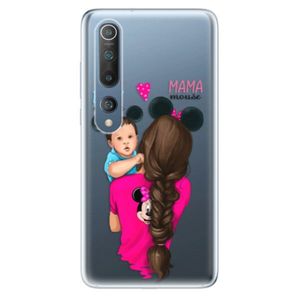 Odolné silikónové puzdro iSaprio - Mama Mouse Brunette and Boy - Xiaomi Mi 10 / Mi 10 Pro vyobraziť