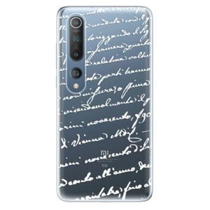 Odolné silikónové puzdro iSaprio - Handwriting 01 - white - Xiaomi Mi 10 / Mi 10 Pro vyobraziť