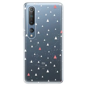 Odolné silikónové puzdro iSaprio - Abstract Triangles 02 - white - Xiaomi Mi 10 / Mi 10 Pro vyobraziť