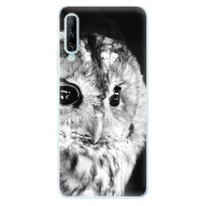 Odolné silikónové puzdro iSaprio - BW Owl - Huawei P Smart Pro vyobraziť