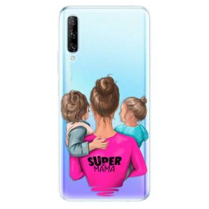 Odolné silikónové puzdro iSaprio - Super Mama - Boy and Girl - Huawei P Smart Pro vyobraziť