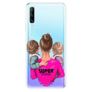 Odolné silikónové puzdro iSaprio - Super Mama - Two Boys - Huawei P Smart Pro vyobraziť