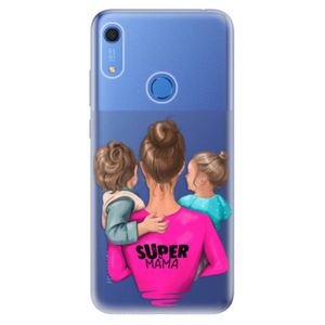 Odolné silikónové puzdro iSaprio - Super Mama - Boy and Girl - Huawei Y6s vyobraziť