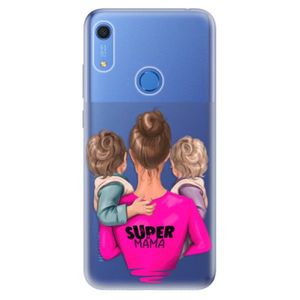 Odolné silikónové puzdro iSaprio - Super Mama - Two Boys - Huawei Y6s vyobraziť