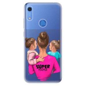Odolné silikónové puzdro iSaprio - Super Mama - Two Girls - Huawei Y6s vyobraziť