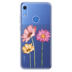 Odolné silikónové puzdro iSaprio - Three Flowers - Huawei Y6s vyobraziť