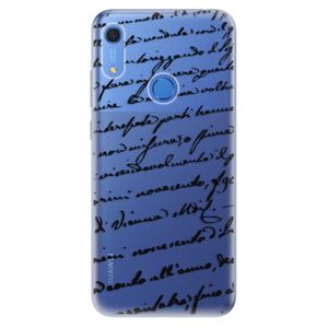 Odolné silikónové puzdro iSaprio - Handwriting 01 - black - Huawei Y6s vyobraziť