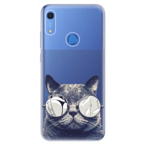 Odolné silikónové puzdro iSaprio - Crazy Cat 01 - Huawei Y6s vyobraziť