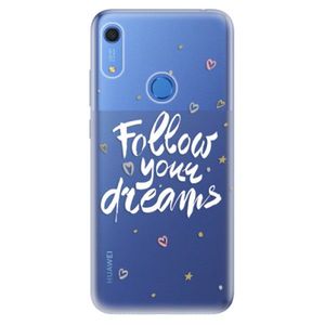 Odolné silikónové puzdro iSaprio - Follow Your Dreams - white - Huawei Y6s vyobraziť