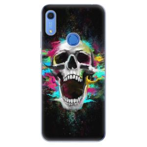 Odolné silikónové puzdro iSaprio - Skull in Colors - Huawei Y6s vyobraziť