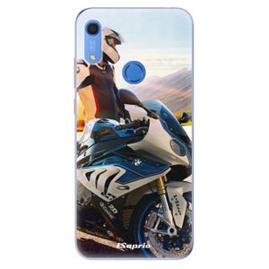 Odolné silikónové puzdro iSaprio - Motorcycle 10 - Huawei Y6s vyobraziť