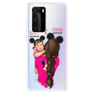 Odolné silikónové puzdro iSaprio - Mama Mouse Brunette and Girl - Huawei P40 Pro vyobraziť