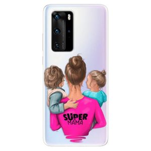 Odolné silikónové puzdro iSaprio - Super Mama - Boy and Girl - Huawei P40 Pro vyobraziť