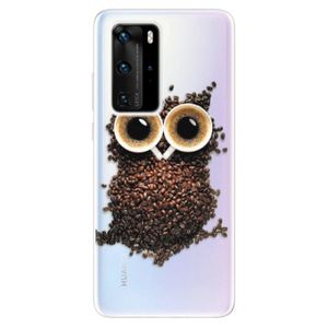 Odolné silikónové puzdro iSaprio - Owl And Coffee - Huawei P40 Pro vyobraziť