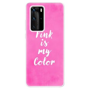 Odolné silikónové puzdro iSaprio - Pink is my color - Huawei P40 Pro vyobraziť