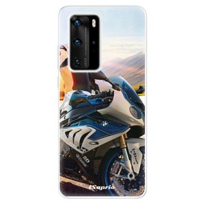 Odolné silikónové puzdro iSaprio - Motorcycle 10 - Huawei P40 Pro vyobraziť