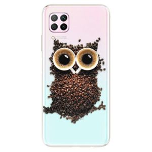 Odolné silikónové puzdro iSaprio - Owl And Coffee - Huawei P40 Lite vyobraziť