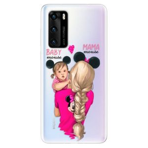 Odolné silikónové puzdro iSaprio - Mama Mouse Blond and Girl - Huawei P40 vyobraziť