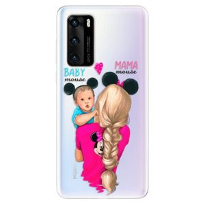 Odolné silikónové puzdro iSaprio - Mama Mouse Blonde and Boy - Huawei P40 vyobraziť