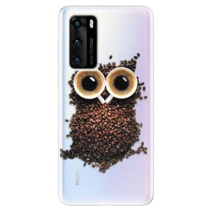 Odolné silikónové puzdro iSaprio - Owl And Coffee - Huawei P40 vyobraziť