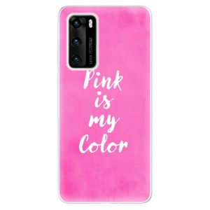 Odolné silikónové puzdro iSaprio - Pink is my color - Huawei P40 vyobraziť