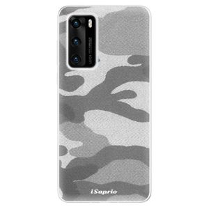 Odolné silikónové puzdro iSaprio - Gray Camuflage 02 - Huawei P40 vyobraziť