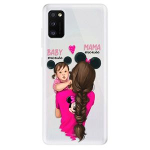 Odolné silikónové puzdro iSaprio - Mama Mouse Brunette and Girl - Samsung Galaxy A41 vyobraziť