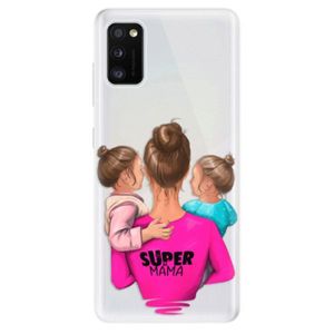 Odolné silikónové puzdro iSaprio - Super Mama - Two Girls - Samsung Galaxy A41 vyobraziť