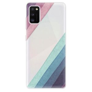 Odolné silikónové puzdro iSaprio - Glitter Stripes 01 - Samsung Galaxy A41 vyobraziť