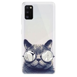 Odolné silikónové puzdro iSaprio - Crazy Cat 01 - Samsung Galaxy A41 vyobraziť