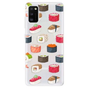 Odolné silikónové puzdro iSaprio - Sushi Pattern - Samsung Galaxy A41 vyobraziť