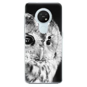 Plastové puzdro iSaprio - BW Owl - Nokia 7.2 vyobraziť