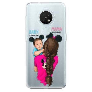 Plastové puzdro iSaprio - Mama Mouse Brunette and Boy - Nokia 7.2 vyobraziť