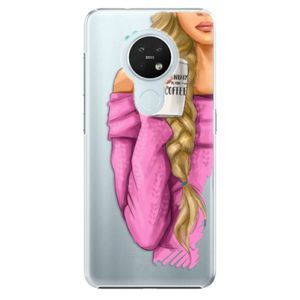 Plastové puzdro iSaprio - My Coffe and Blond Girl - Nokia 7.2 vyobraziť