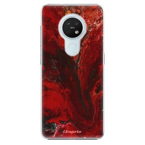 Plastové puzdro iSaprio - RedMarble 17 - Nokia 7.2 vyobraziť