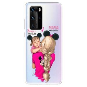 Plastové puzdro iSaprio - Mama Mouse Blond and Girl - Huawei P40 Pro vyobraziť
