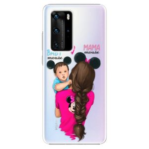 Plastové puzdro iSaprio - Mama Mouse Brunette and Boy - Huawei P40 Pro vyobraziť