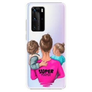Plastové puzdro iSaprio - Super Mama - Boy and Girl - Huawei P40 Pro vyobraziť