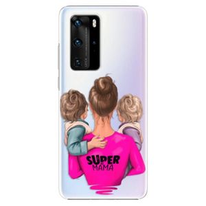 Plastové puzdro iSaprio - Super Mama - Two Boys - Huawei P40 Pro vyobraziť