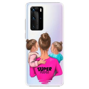 Plastové puzdro iSaprio - Super Mama - Two Girls - Huawei P40 Pro vyobraziť