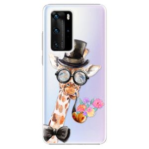 Plastové puzdro iSaprio - Sir Giraffe - Huawei P40 Pro vyobraziť