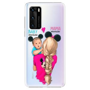 Plastové puzdro iSaprio - Mama Mouse Blonde and Boy - Huawei P40 vyobraziť
