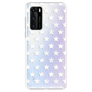 Plastové puzdro iSaprio - Stars Pattern - white - Huawei P40 vyobraziť