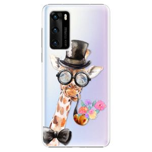 Plastové puzdro iSaprio - Sir Giraffe - Huawei P40 vyobraziť