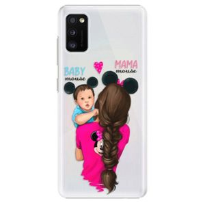 Plastové puzdro iSaprio - Mama Mouse Brunette and Boy - Samsung Galaxy A41 vyobraziť