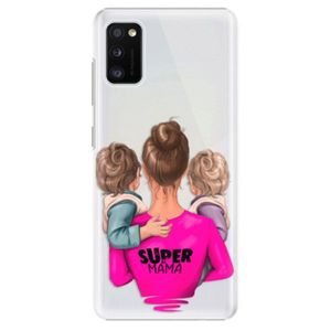 Plastové puzdro iSaprio - Super Mama - Two Boys - Samsung Galaxy A41 vyobraziť