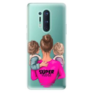 Odolné silikónové puzdro iSaprio - Super Mama - Two Boys - OnePlus 8 Pro vyobraziť